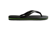 Havaianas Brazil Logo BRANCO Flip Flops Black - Hi Brazil Market