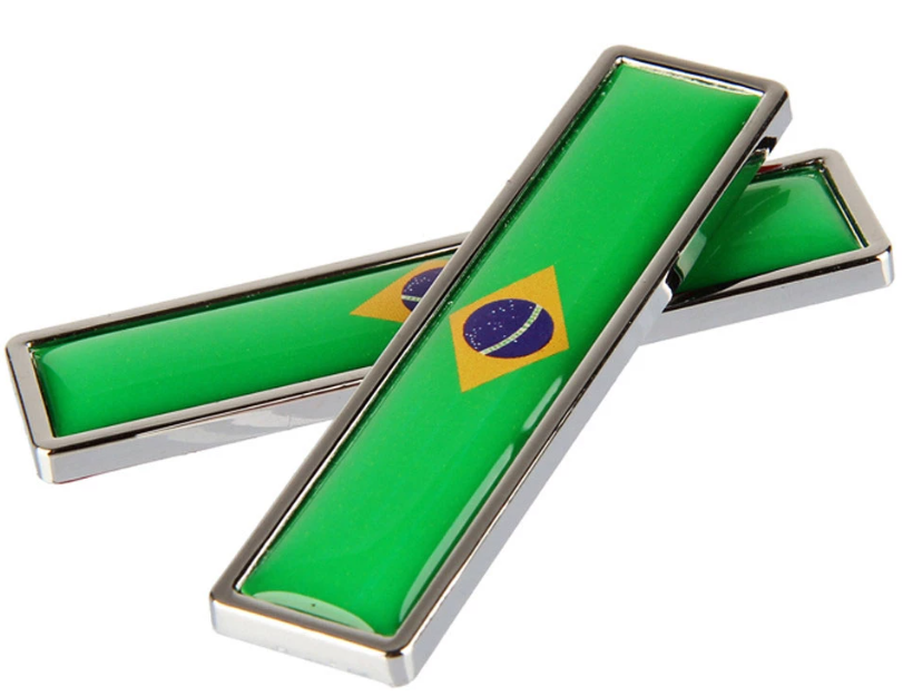 Brasil Adesivo 3D - 3D Car Sticker - Hi Brazil Market