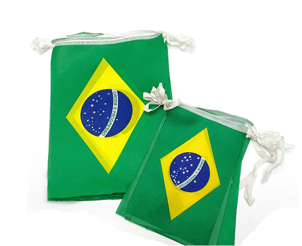 Brasil Bandeira Varal - Brazilian Flag - Hi Brazil Market
