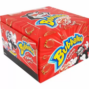 Bubbaloo Chiclete de Bola Morango - Gum filled with liquid flavor Strawberry - Hi Brazil Market
