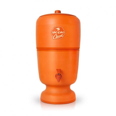 Stefani Terracota Filtro de Barro São João 8 litros com 2 velas - Water Ceramic Filter with 2 candles - Hi Brazil Market