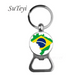 Brasil Chaveiro Abridor Pais 3D - Keychain Metal Opener - Hi Brazil Market