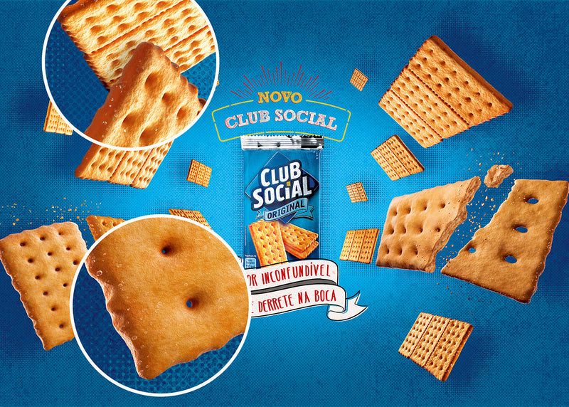 Club Social Biscoito Salgado Original 144g - Crackers - Hi Brazil Market