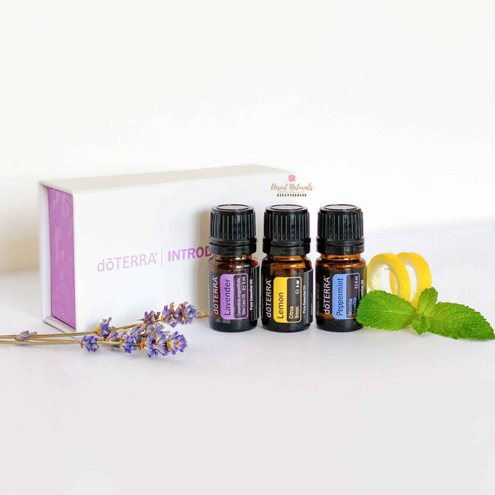 doTerra Introductory Kit - Lavanda - Limao - Menta 5ml cada - Hi Brazil Market