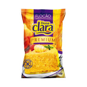 Dona Clara Premium Flocao Farinha de Milho Flocada 500g - Corn Flour Flakes 17.6 oz - Hi Brazil Market