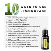 doTerra Oleo de Campim Cidreira - Lemongrass Oil 15ml - Hi Brazil Market