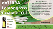 doTerra Oleo de Campim Cidreira - Lemongrass Oil 15ml - Hi Brazil Market