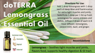 doTerra Oleo de Campim Cidreira - Lemongrass Oil 15ml - Hi Brazil Market