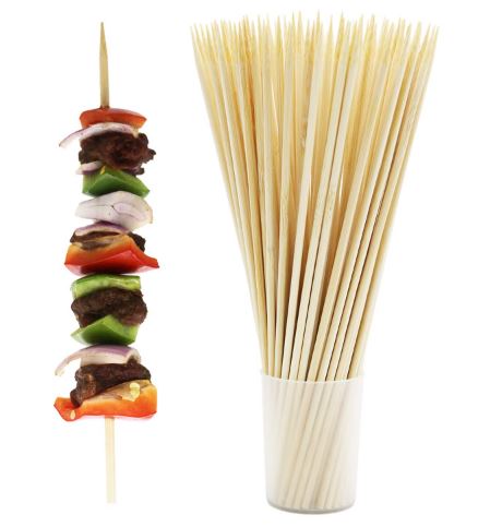 Espetinhos de bambu 24cm - Barbecue Skewer Bamboo 9.5" - Hi Brazil Market