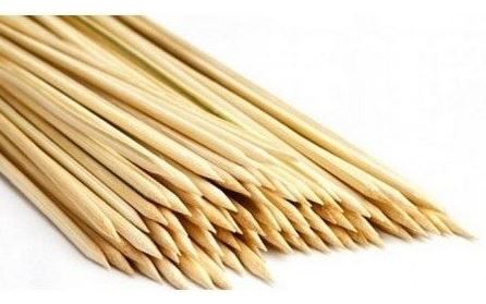 Espetinhos de bambu 24cm - Barbecue Skewer Bamboo 9.5" - Hi Brazil Market