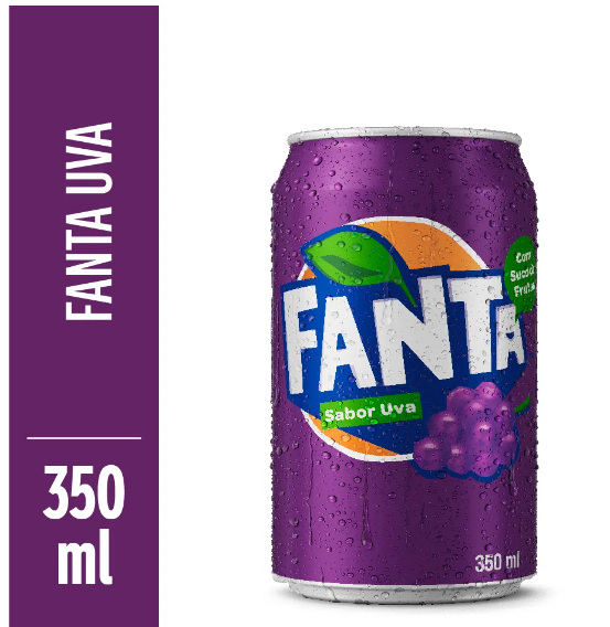 Fanta Uva lata 350ml - Hi Brazil Market