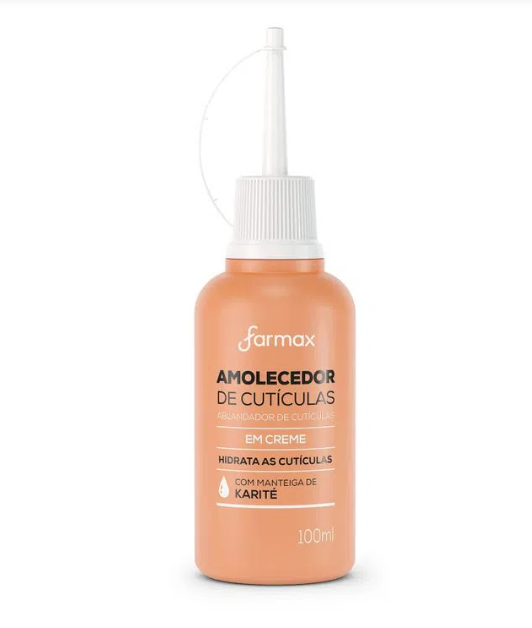 Farmax Amolecedor De Cutículas com Manteiga de Karite 100ml - Cuticle Softener - Hi Brazil Market