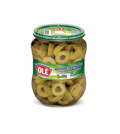 Ole  Azeitonas Fatiadas 300g - Sliced Green Olives 5.2 oz