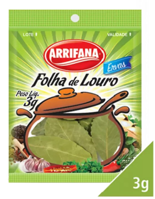Arrifana Folha de Louro 3g - Bay Leave - Hi Brazil Market