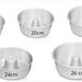 Nigro Forma para Pudim e Bolo de Aluminio Conica c/Tubo 24 cm x 3.3 litros - Round Aluminum Bakeware Pan with Hole - Hi Brazil Market