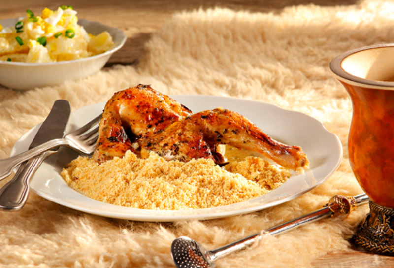 Yoki Farofa Pronta Temperada 500g - Seasoned Cassava Flour 17.6 oz - Hi Brazil Market