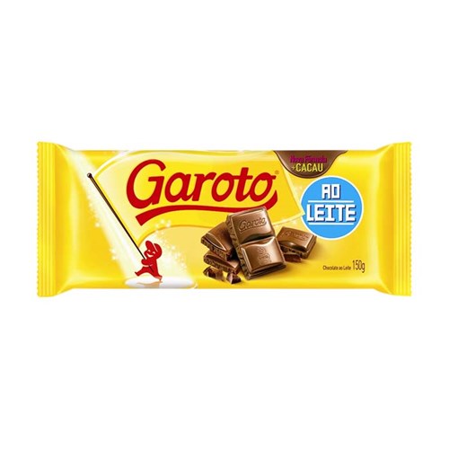 Garoto Barra de Chocolate ao Leite - Milk Chocolate Bar 3.17oz - Hi Brazil Market