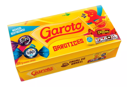 Garoto Bombons Sortidos Caixa 250g - Sorted Chocolate Bombons - Hi Brazil Market