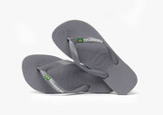 Havaianas Logo Brazil Steel Grey / Steel - Hi Brazil Market
