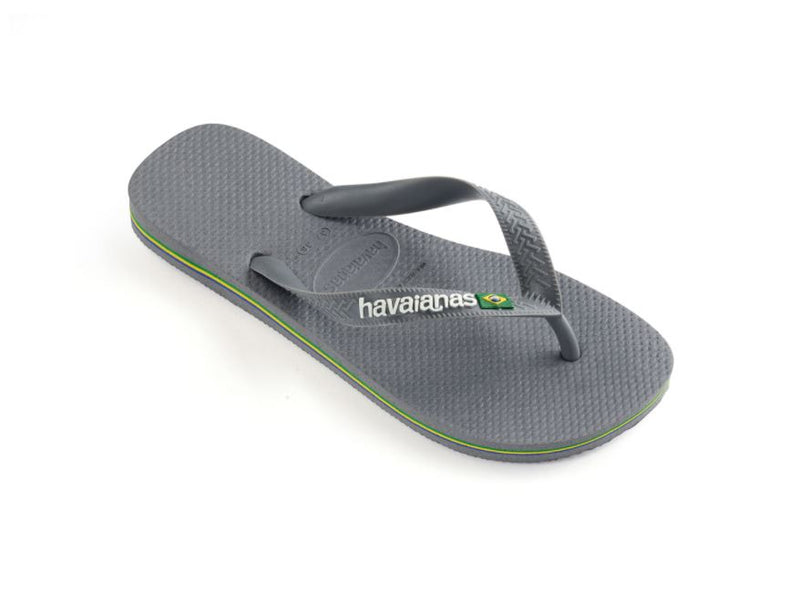 Havaianas Logo Brazil Steel Grey / Steel - Hi Brazil Market