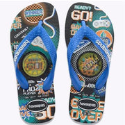 Havaianas Kid's Sandal Top Holographic Game Black - Hi Brazil Market