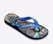 Havaianas Kid's Sandal Top Holographic Game Black - Hi Brazil Market