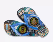 Havaianas Kid's Sandal Top Holographic Game Black - Hi Brazil Market