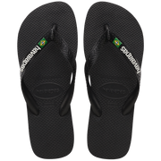 Havaianas Brazil Logo BRANCO Flip Flops Black - Hi Brazil Market