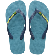 Havaianas Brazil Logo Flip Flops Nautical Blue - Hi Brazil Market
