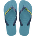 Havaianas Kids Brazil Logo Sandal Flip Flops Nautical Blue - Hi Brazil Market