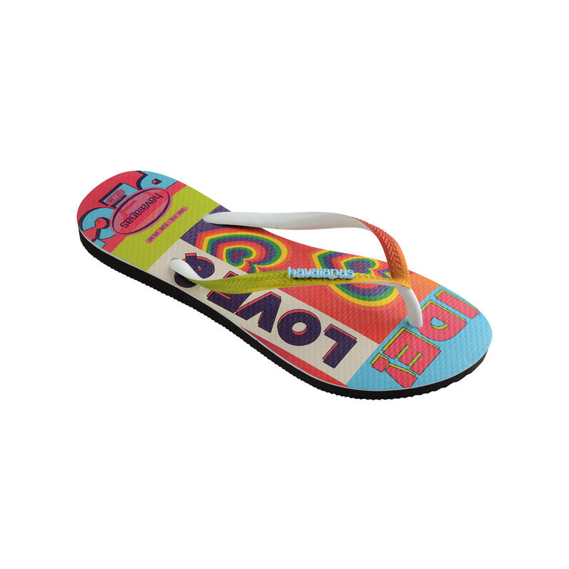 Havaianas Brazil Logo Slim Flip Flop Pride Rainbow - Hi Brazil Market