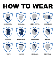 Brasil Bandana / Face Shield Brazil Flag - Hi Brazil Market