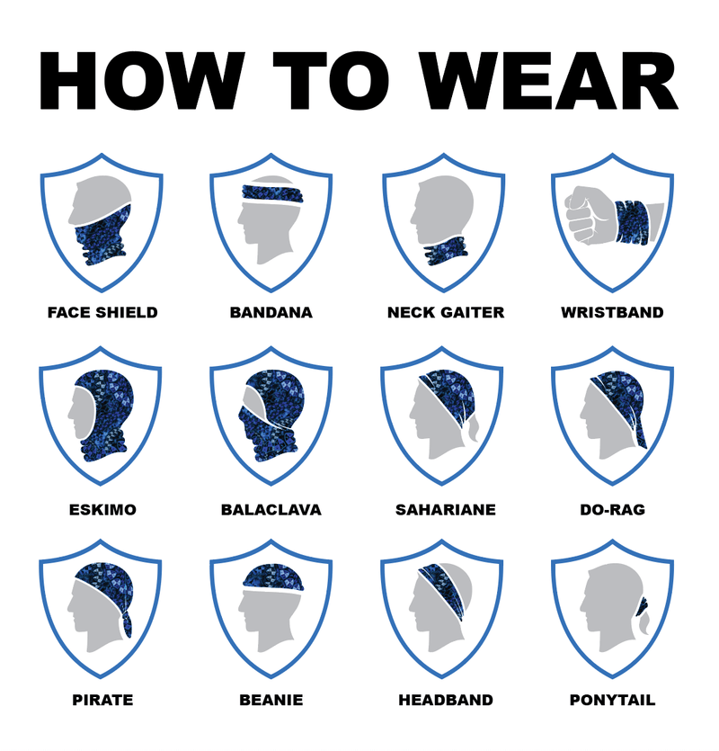 Brasil Bandana / Face Shield Brazil Flag - Hi Brazil Market