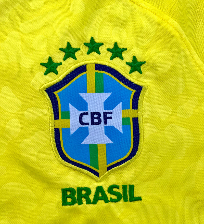 Brasil Conjunto Futebol Adulto Amarelo Copa do Mundo - Brazil Soccer Set Yellow World Cup - Hi Brazil Market