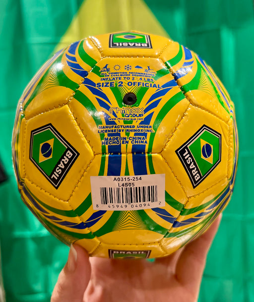 Bola De Leite Vinil Verde E Amarela Brasil 12 Polegadas - Bola