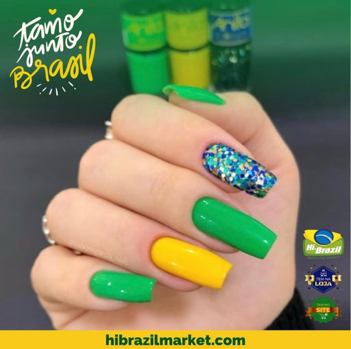 Anita Esmaltes Brasil Copa do Mundo colecao E COPAAA- Nail Polish Brazil World Cup - Hi Brazil Market