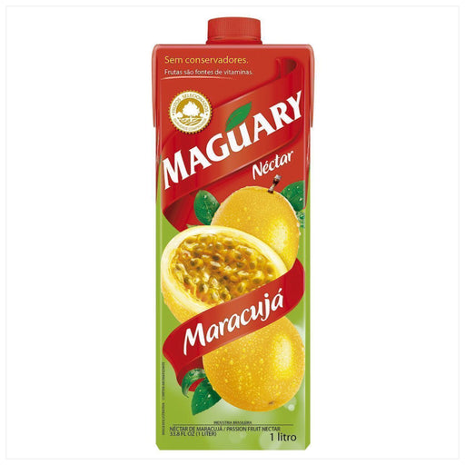 Maguary Suco de Maracuja 1 litro - Passion Fruit Juice 33.8 fl.oz - Hi Brazil Market