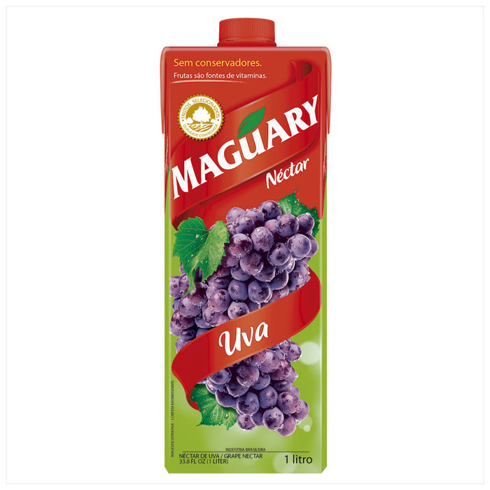 Maguary Grape Juice 33.8 fl.oz - Suco de Uva 1L - Hi Brazil Market