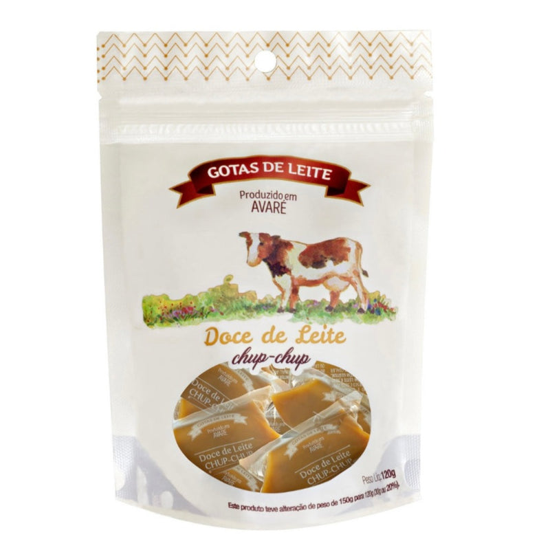 Gotas de Leite - Doce de Leite Chup-Chup 120g