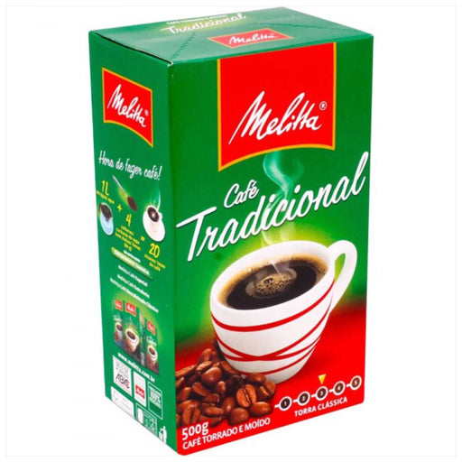 Melitta Cafe Tradicional 500g - Traditional Coffee 18oz - Hi Brazil Market