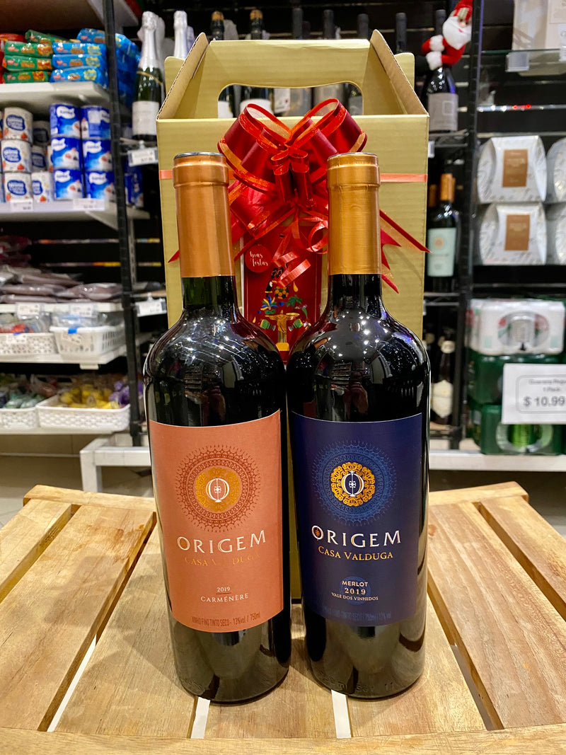 Caixa Casa Valduga Vinho Origem - Hi Brazil Market