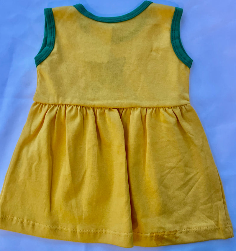 Brasil vestido para Bebe - Brazil Baby Dress - Hi Brazil Market