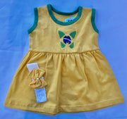 Brasil vestido para Bebe - Brazil Baby Dress - Hi Brazil Market