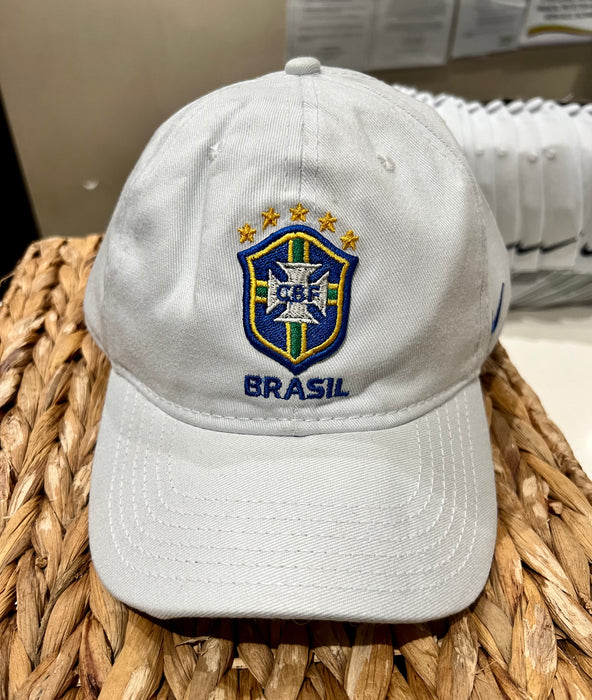 Brasil Bone CBF Branco - Brazil Cap White - Hi Brazil Market