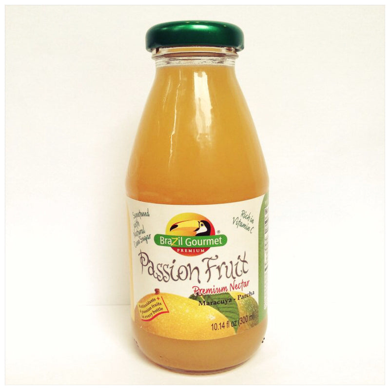 Brazil Gourmet Passion Fruit Nectar 10.14 fl. oz - Nectar de Maracujá 300ml - Hi Brazil Market