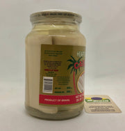 Caicarai Palmito Inteiro Peso Net 550g - Brazilian Whole Heart of Palm Net WT 10.3oz - Hi Brazil Market