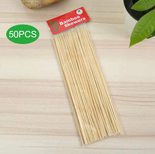 Espetinhos de bambu 24cm - Barbecue Skewer Bamboo 9.5" - Hi Brazil Market