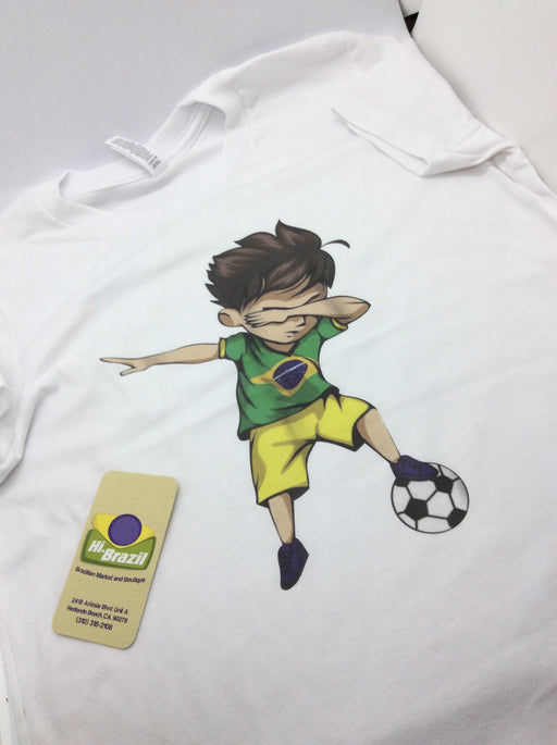 Brasil Dabbing Tshirt - Dabbing Brazil Soccer T-shirt - Hi Brazil Market