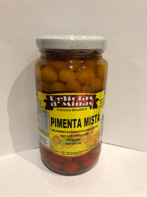 Delicias de Minas Pimenta Mista 170g/300g - Mix of Peppers - Hi Brazil Market