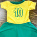 Brasil Vestido para Boneca - Brazil Doll Dress - Hi Brazil Market